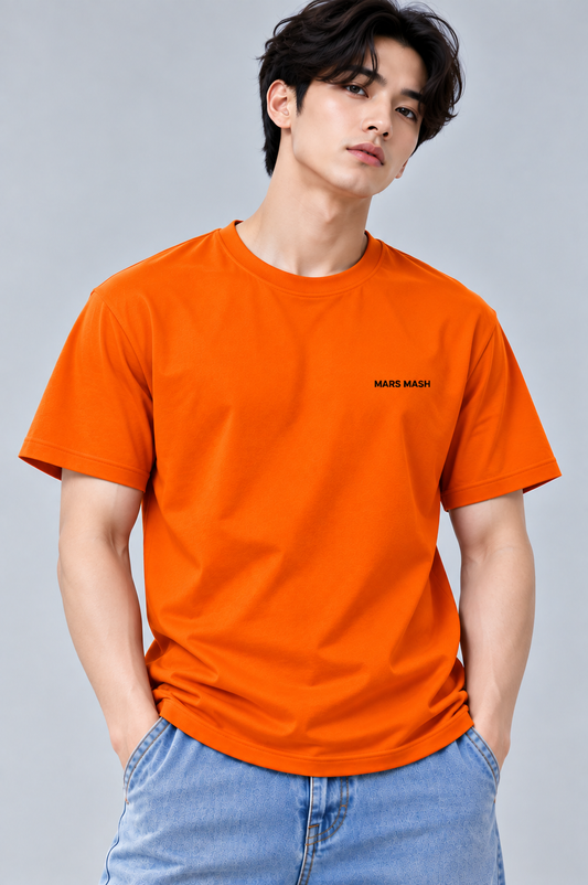 Men’s Minimal Logo 100% Polyester Dotknit T-Shirt | MARS MASH