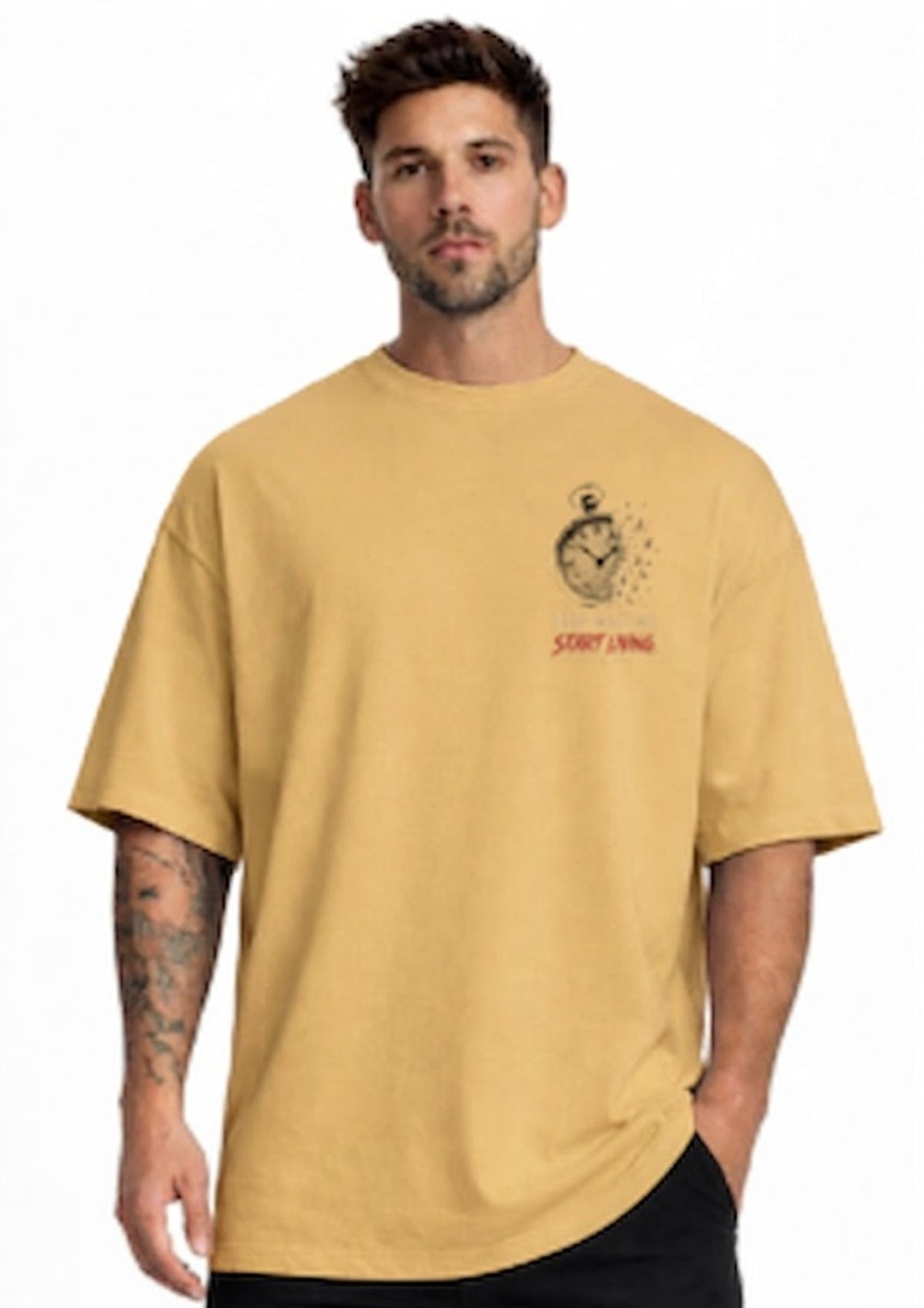 Start Living Oversized T-Shirt | Mars Mash