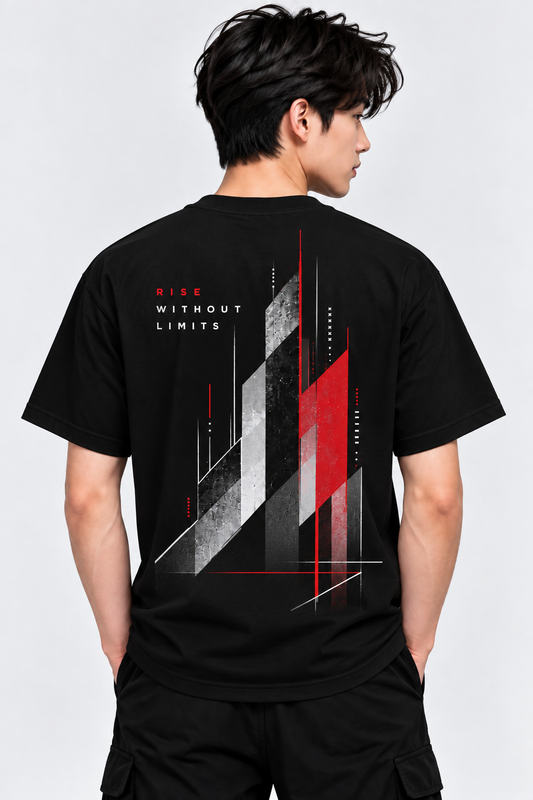 Junior Boys Motivational T-Shirt | Rise Without Limits Tee