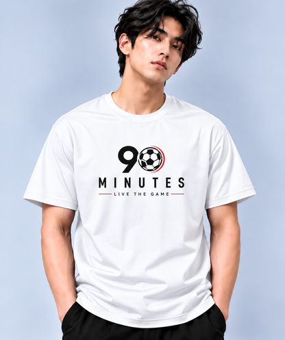 90 Minutes Live the Game Graphic T-Shirt | MARS MASH