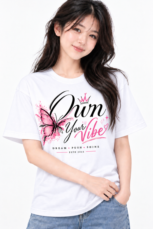 Own Your Vibe Butterfly T-Shirt | Graphic Tee | MARS MASH