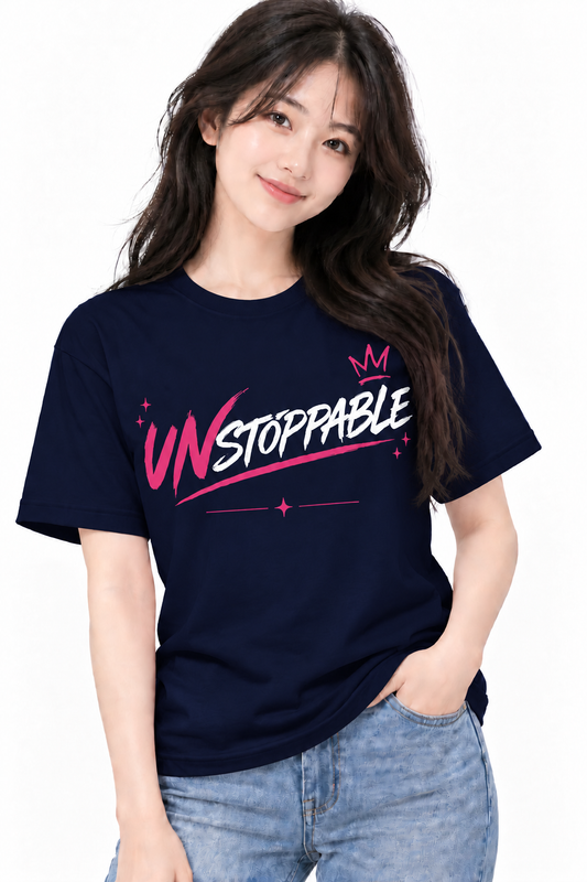 Unstoppable Graphic T-Shirt | Motivational Statement Tee | MARS MASH