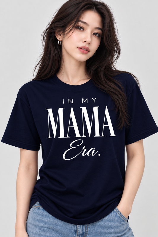 Women’s In My Mama Era T-Shirt | Minimalist Mama Graphic Tee | Mars Mash