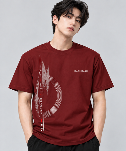 Play Push Conquer Graphic T-Shirt | MARS MASH