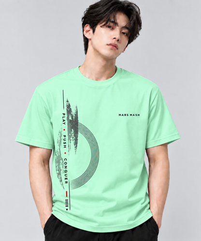 Play Push Conquer Graphic T-Shirt | MARS MASH