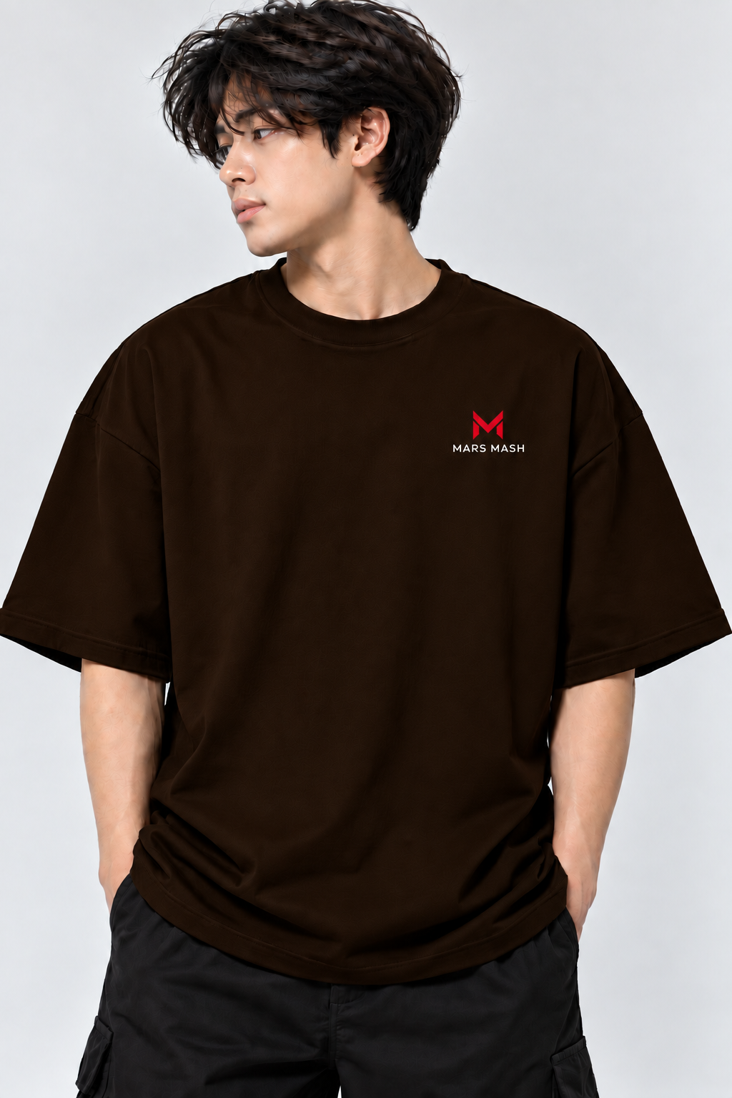 Minimal Logo Oversized T-Shirt | MARS MASH