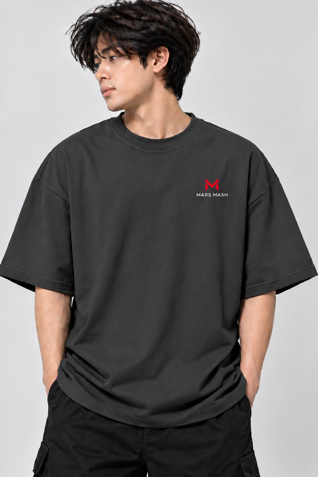 Minimal Logo Oversized T-Shirt | MARS MASH