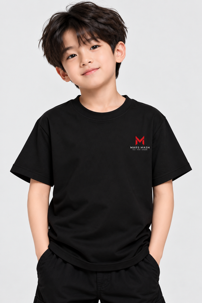 Goal Football T-Shirt for Kids – Black Graphic Tee | Mars Mash