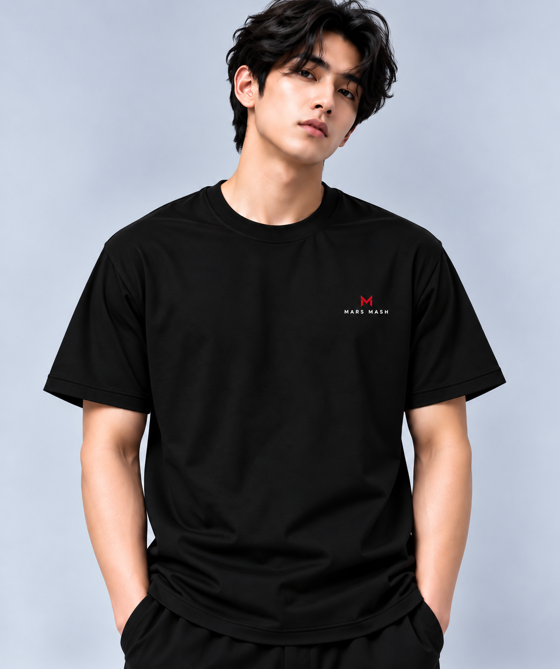 Minimal Logo Casual T-Shirt | MARS MASH