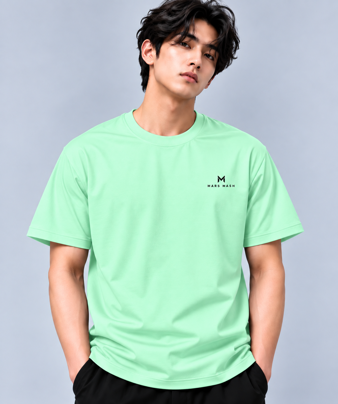 Minimal Logo Casual T-Shirt | MARS MASH