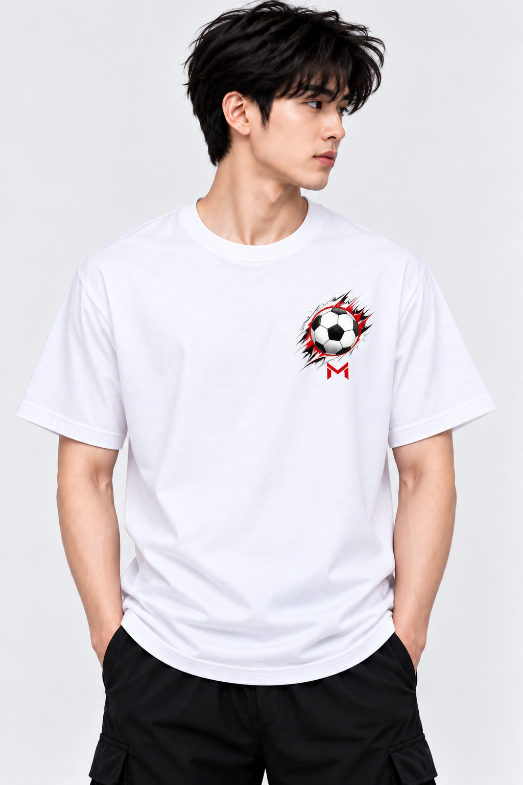 Junior Boys Football T-Shirt | The Beautiful Game Tee | Mars Mash