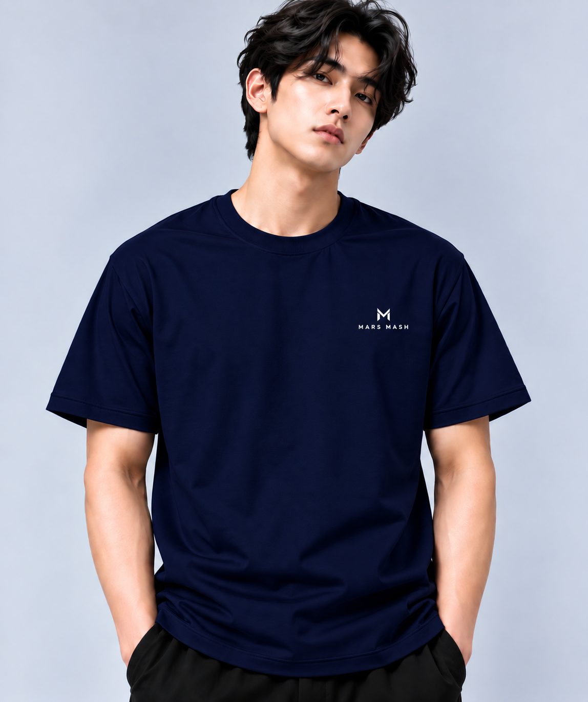 Minimal Logo Casual T-Shirt | MARS MASH