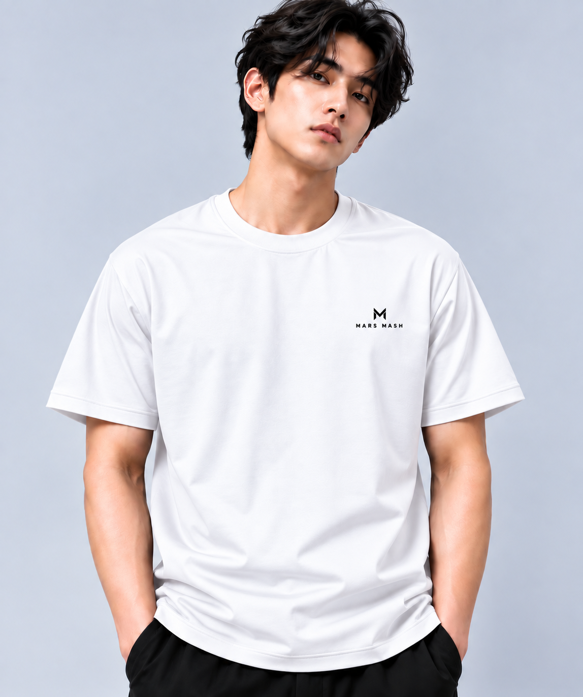 Minimal Logo Casual T-Shirt | MARS MASH