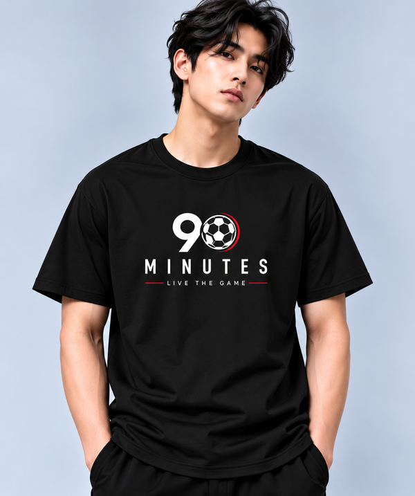 90 Minutes Live the Game Graphic T-Shirt | MARS MASH