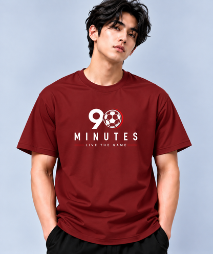 90 Minutes Live the Game Graphic T-Shirt | MARS MASH