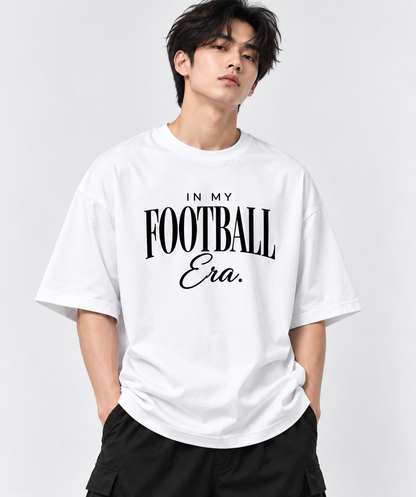 Men’s In My Football Era Graphic Oversized T-Shirt | MARS MASH