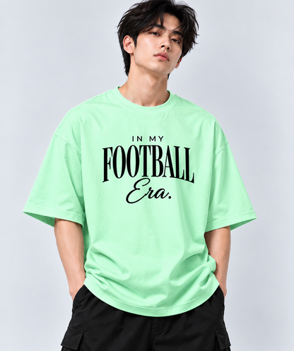 Men’s In My Football Era Graphic Oversized T-Shirt | MARS MASH