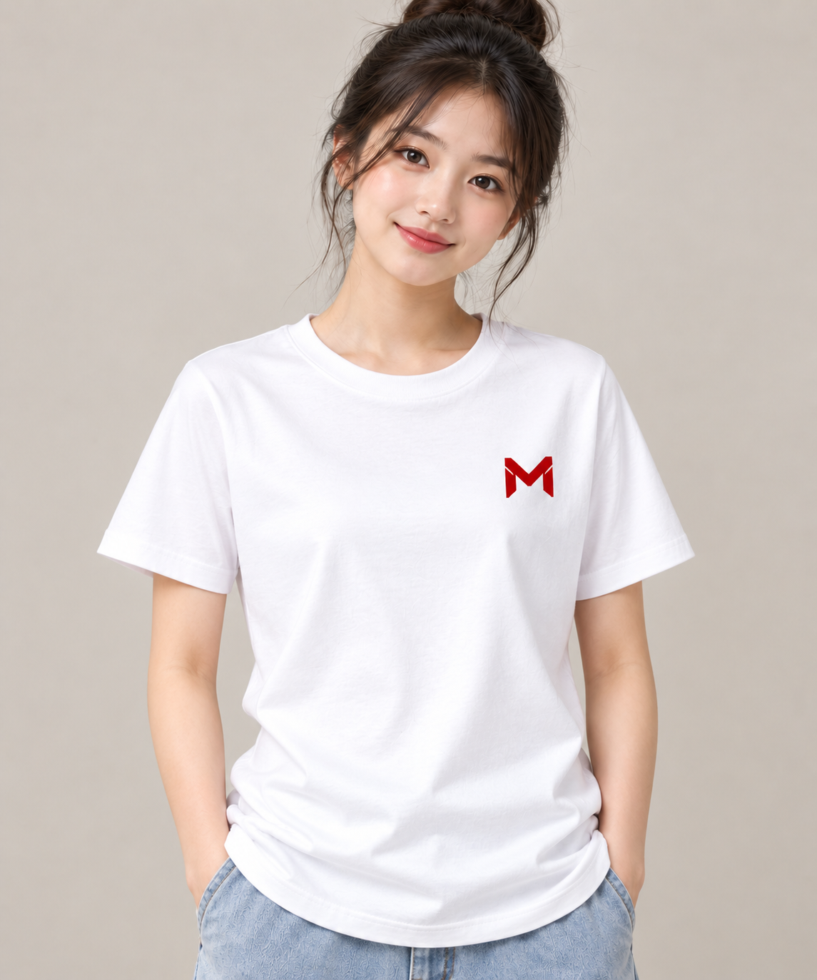 Girls Botanical Line Art T-Shirt | Minimal Floral Graphic Tee | MARS MASH
