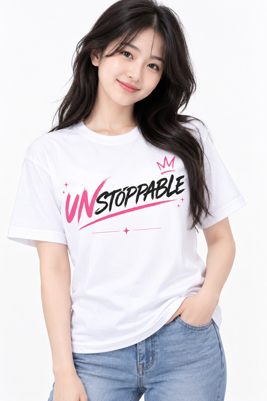 Unstoppable Graphic T-Shirt | Motivational Statement Tee | MARS MASH