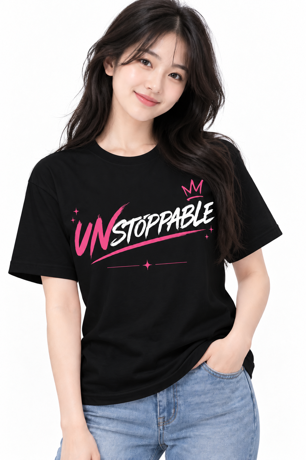 Unstoppable Graphic T-Shirt | Motivational Statement Tee | MARS MASH