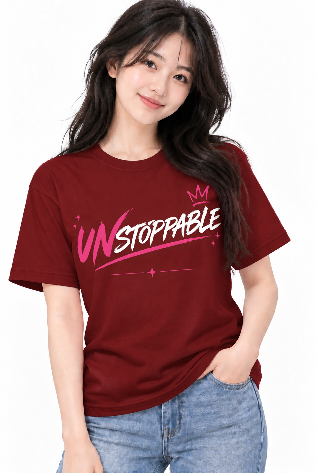 Unstoppable Graphic T-Shirt | Motivational Statement Tee | MARS MASH