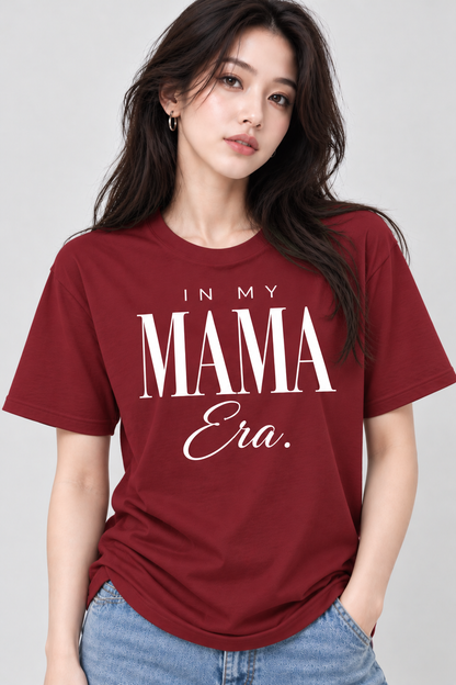 Women’s In My Mama Era T-Shirt | Minimalist Mama Graphic Tee | Mars Mash