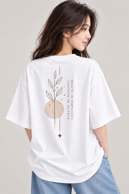 Women’s Beauty in Simplicity Oversized T-Shirt | Mars Mash