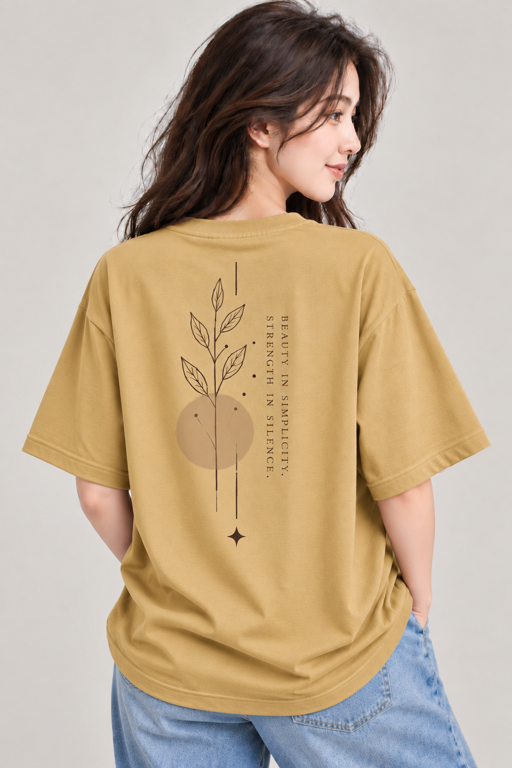 Women’s Beauty in Simplicity Oversized T-Shirt | Mars Mash