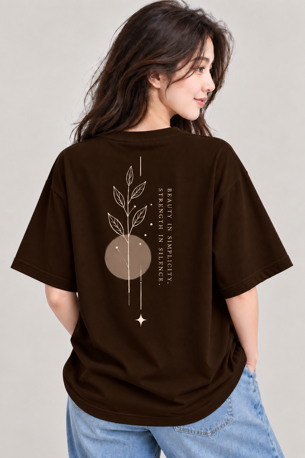 Women’s Beauty in Simplicity Oversized T-Shirt | Mars Mash