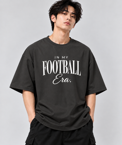 Men’s In My Football Era Graphic Oversized T-Shirt | MARS MASH