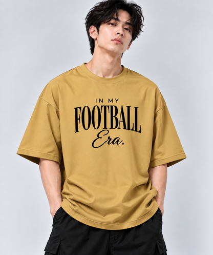Men’s In My Football Era Graphic Oversized T-Shirt | MARS MASH