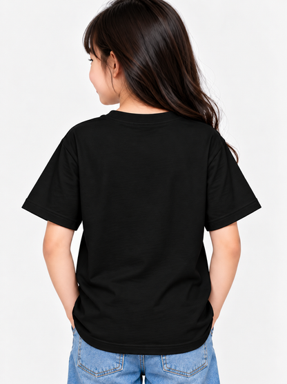 Be You Skateboard T-Shirt for Girls – Black | Mars Mash