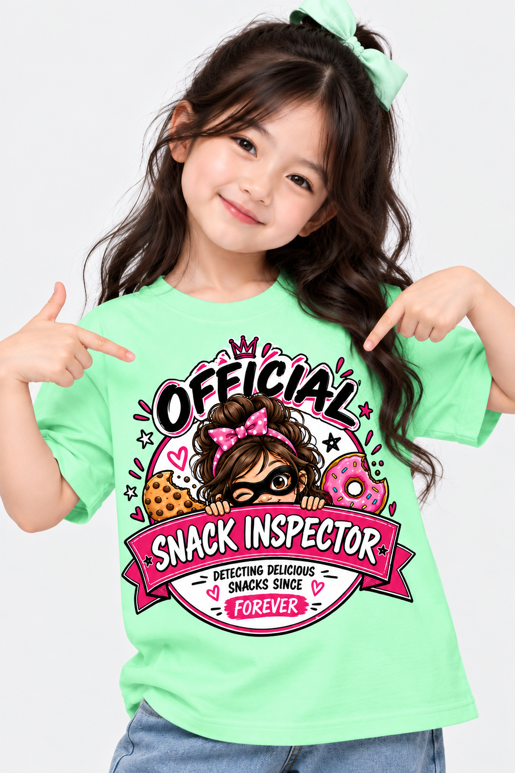 Kids Snack Inspector T-Shirt | Funny Food Graphic Tee | Mars Mash