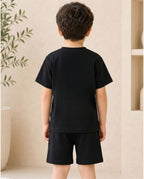 Smile Cartoon Cat Graphic T-Shirt for Kids | 100% Cotton | Premium Comfort