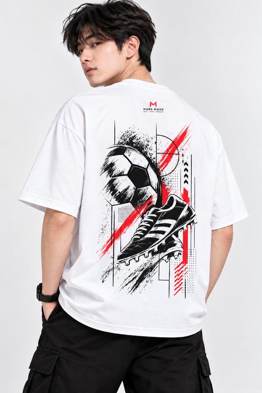 Football energy meets premium streetwear Oversized T-shirt | Mars Mash