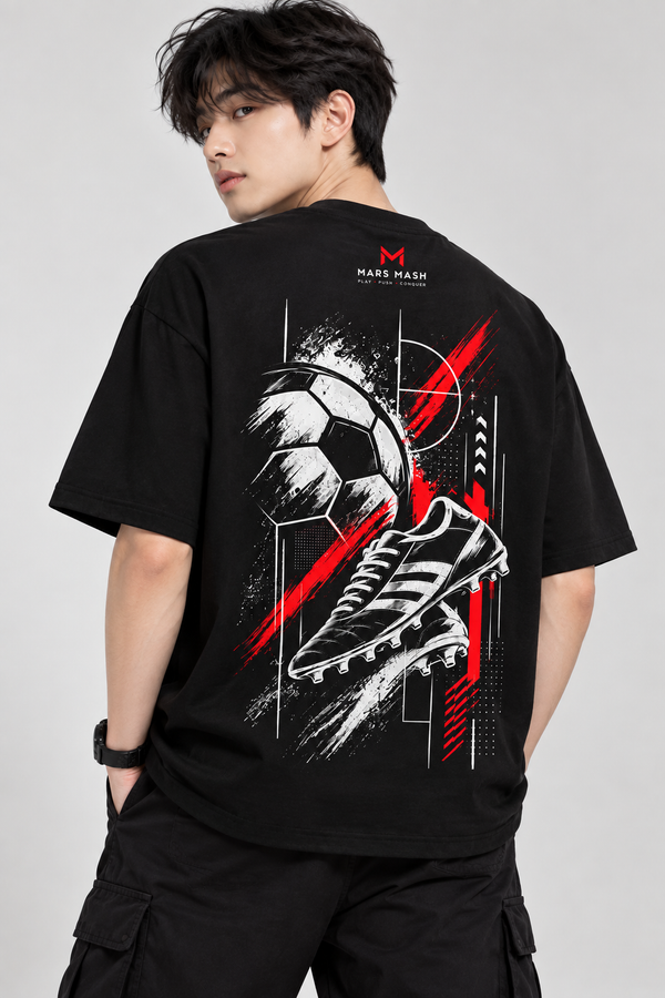 Football energy meets premium streetwear Oversized T-shirt | Mars Mash