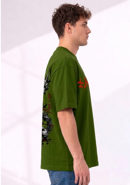 Samurai Warrior Oversized T-Shirt | Mars Mash