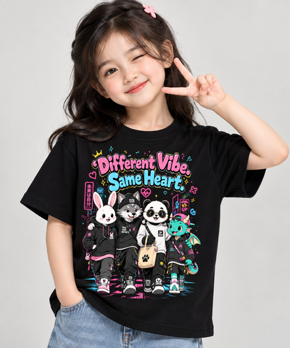 Kids Cute Animal Graphic T-Shirt | Friendship Tee | Mars Mash