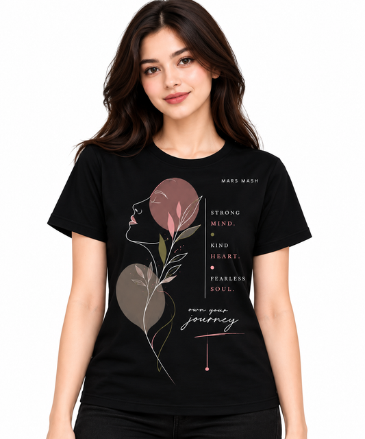 Women's Mindset T-Shirt | Strong Mind Kind Heart Tee