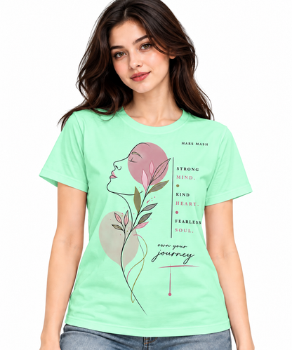 Women's Mindset T-Shirt | Strong Mind Kind Heart Tee