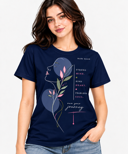 Women's Mindset T-Shirt | Strong Mind Kind Heart Tee