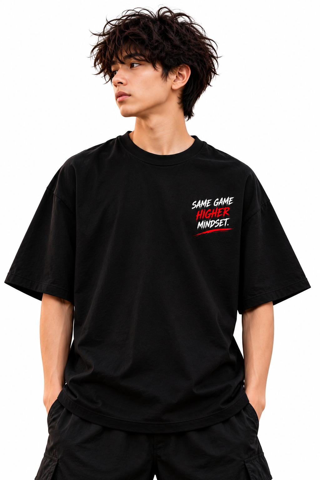 Same Game Higher Mindset | Juniors | Oversized T-Shirt | MARS MASH