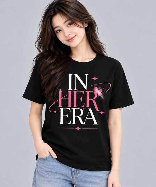 Women’s In Her Era T-Shirt | Butterfly Graphic Statement Tee | MARS MASH