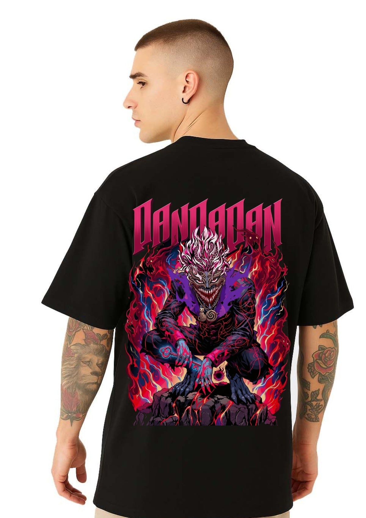 Dandadan Style Oversized T-Shirt | Mars Mash