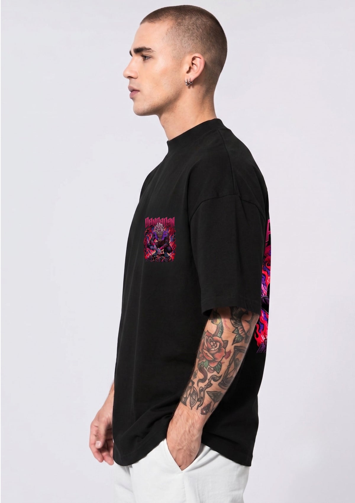 Dandadan Style Oversized T-Shirt | Mars Mash