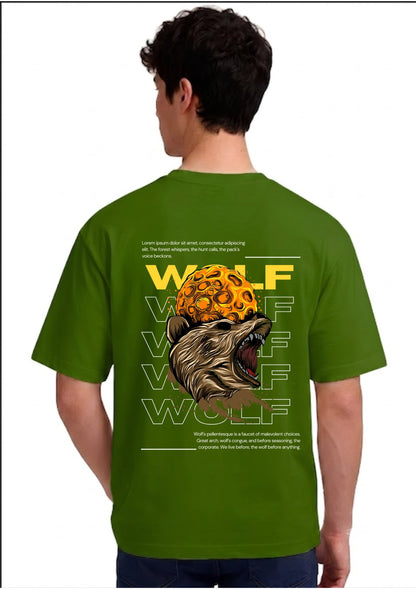 Wolf Moon Graphic Back Print | Mars Mash