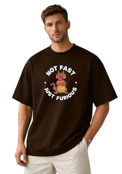 Cute Furious Dragon Oversized T-shirt | Mars Mash