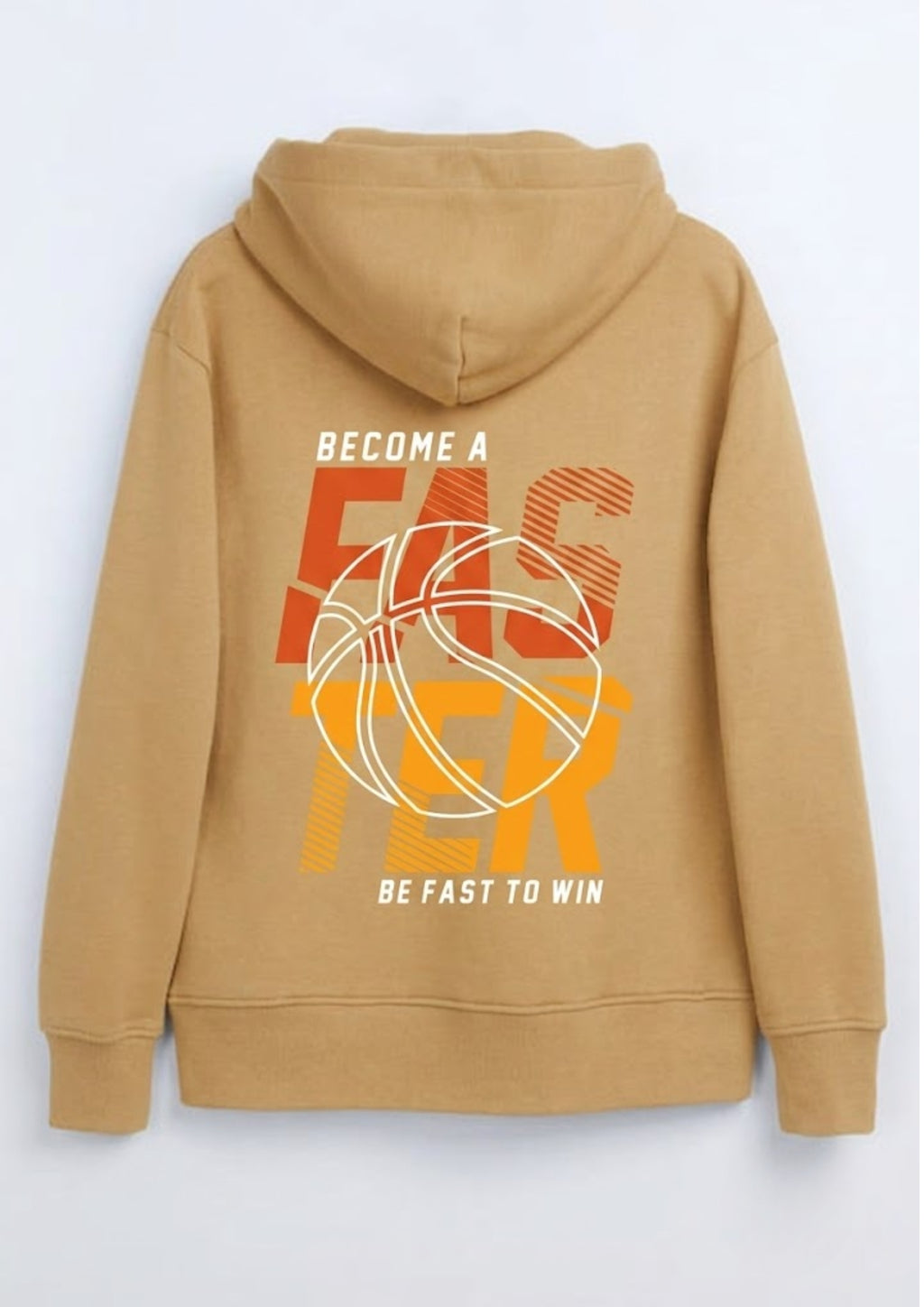 Basketball Back Print Hoodie for Men | 350 GSM | Sports Graphic Hoodie | Premium Casual Wear