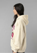 Confidence Strawberry Graphic Printed Hoodie for Women | 350 GSM | Premium Comfort | Casual Streetwear