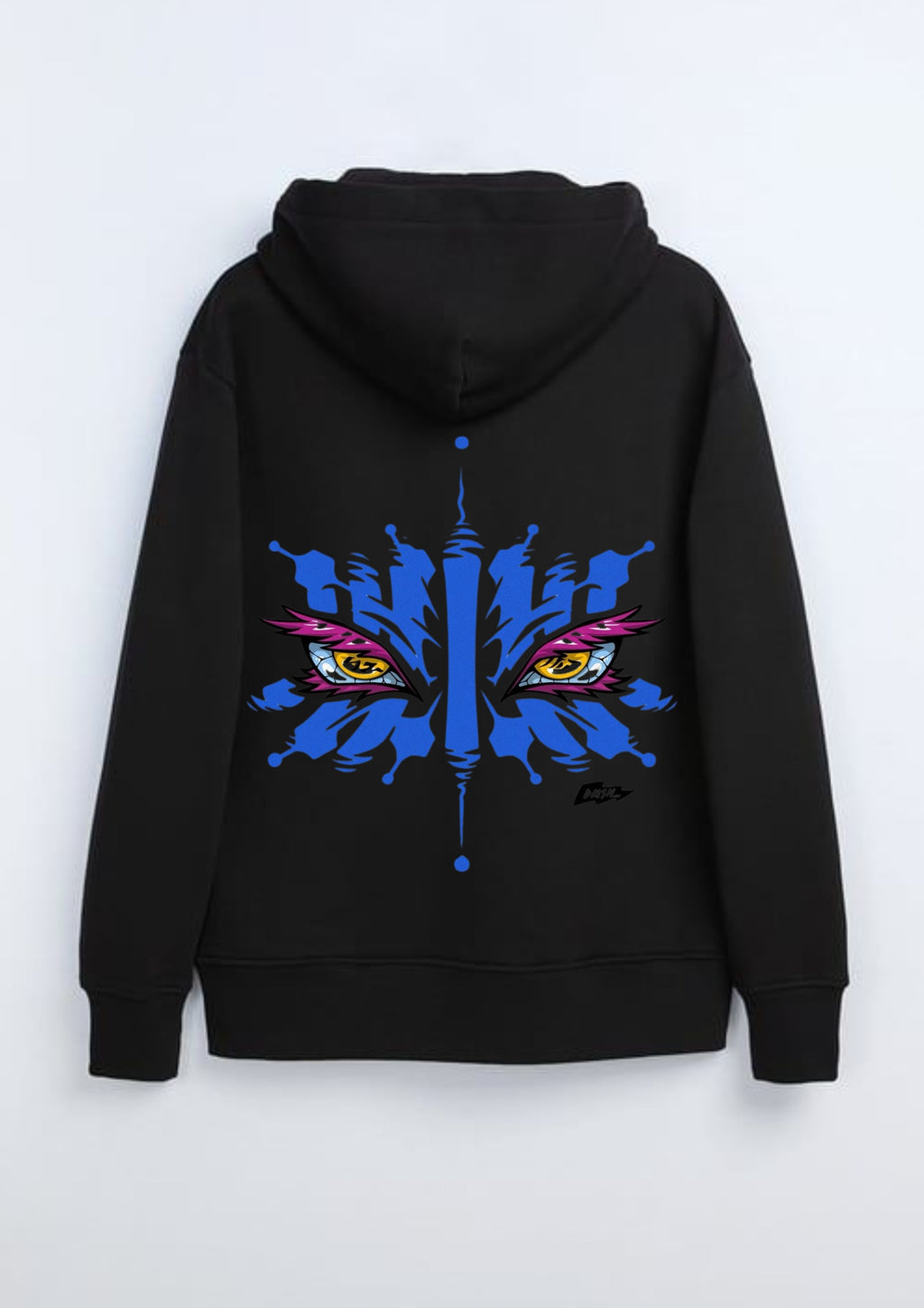 Mystic Anime Eyes Graphic Printed Hoodie for Men | 350 GSM | Premium Comfort | Casual Streetwear